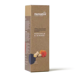 Herbal Scalp Itching & Dandruff Control Shampoo-Marigold & Ginger
