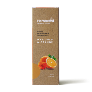 Herbal Face Wash for All Skin Types - Marigold & Orange