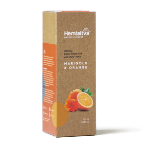 Herbal Face Wash for All Skin Types - Marigold & Orange