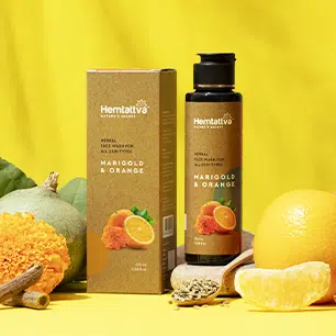 Herbal Face Wash for All Skin Types – Marigold & Orange