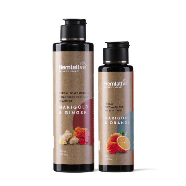 Herbal Shampoo-Herbal Face Wash Combo Pack