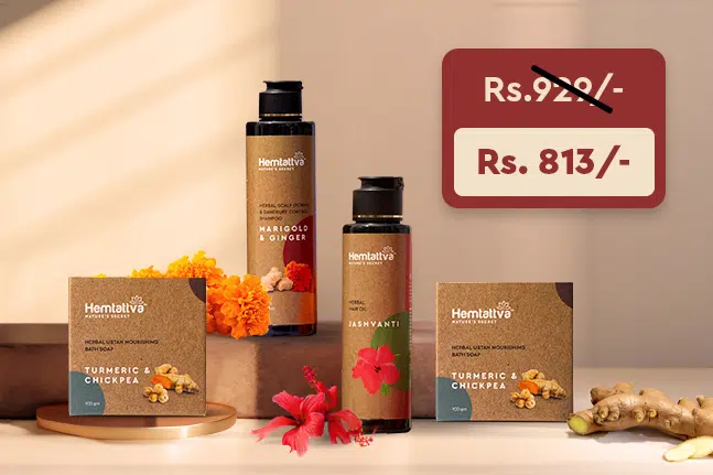 BUY HAIR OIL + SHAMPOO + SOAP (PACK OF 2) & GET 12.50% OFF ON MRP